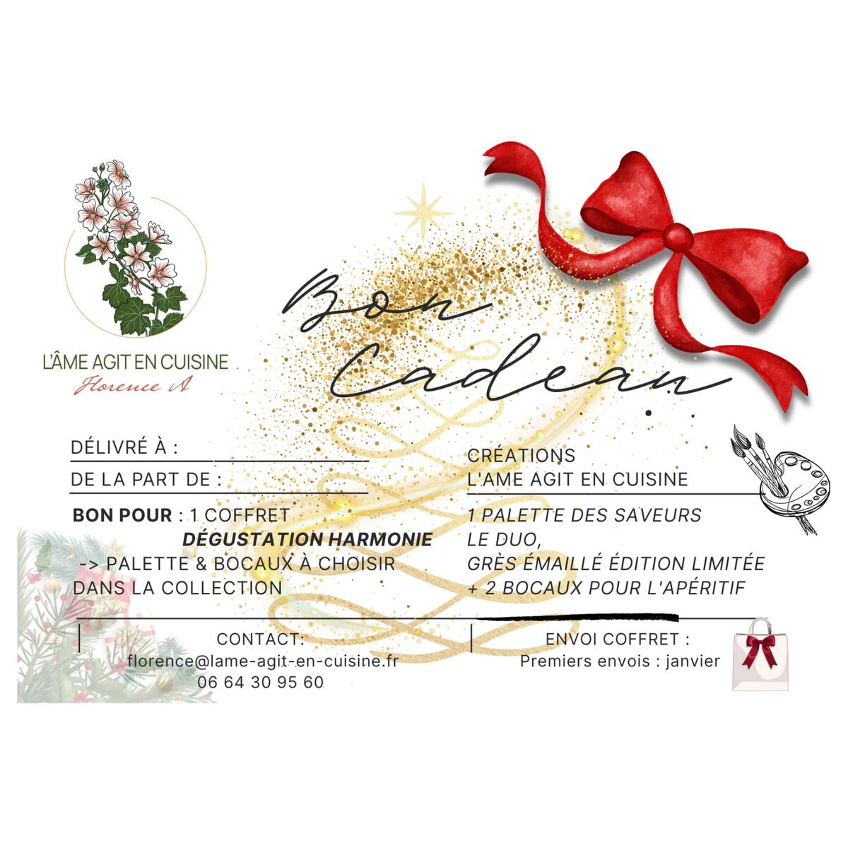 Bon cadeau - Coffret Dégustation Harmonie